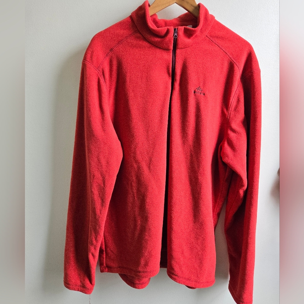 Quechua Red Fleece 1/4 Zip Sweater